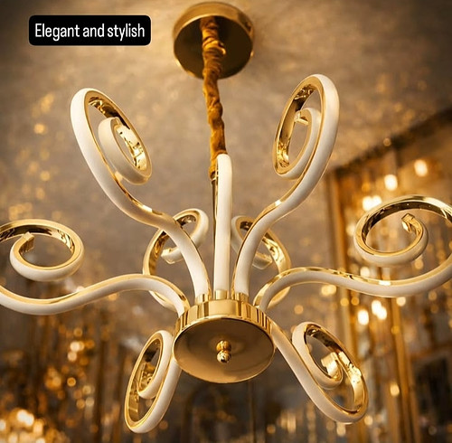 Modern Led Tricolor chandelier 