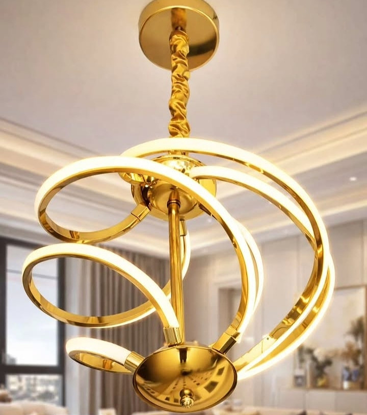 Modern luxury Led Tricolor chandelier 