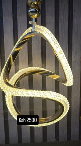 Modern minimalist tricolor pendant light 