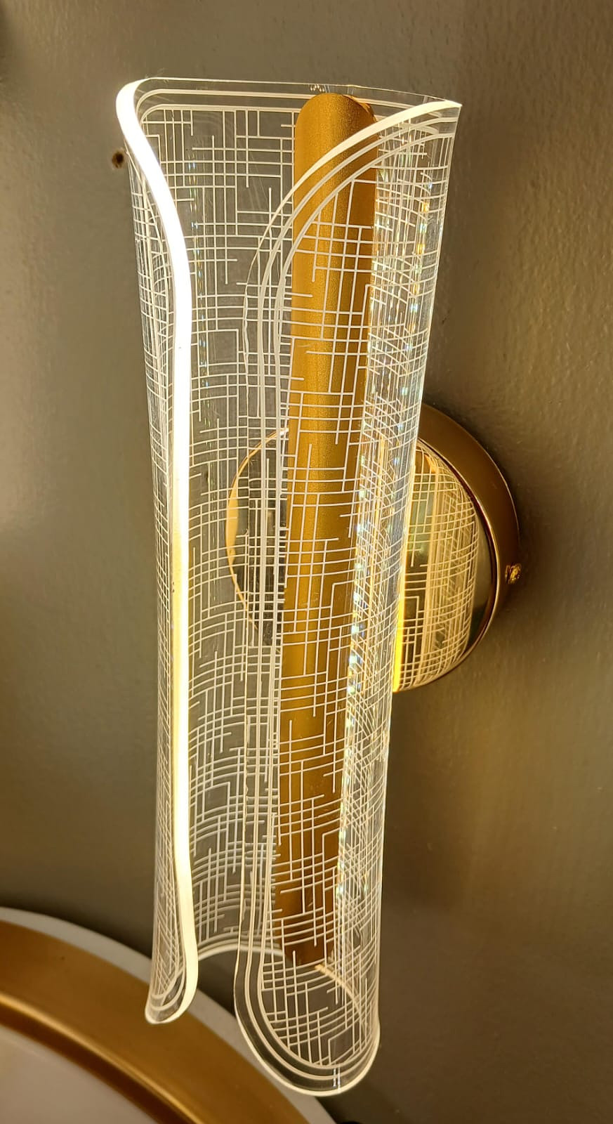 Led modern wall bracket 