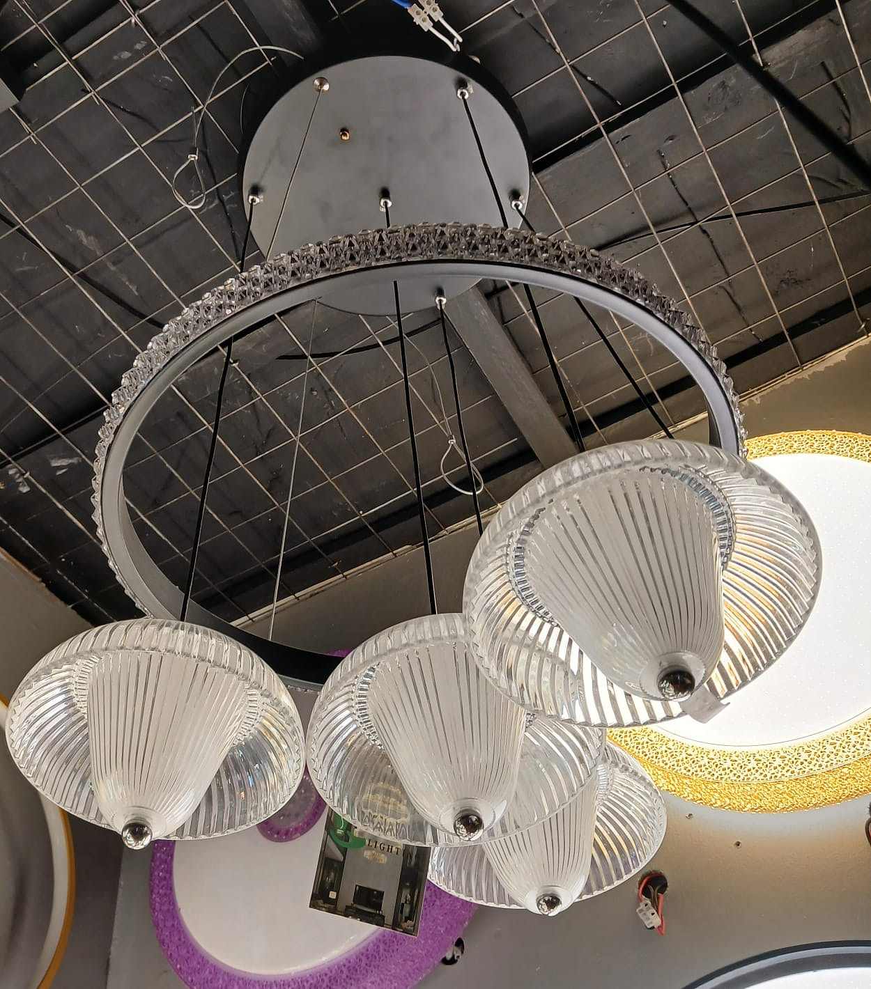 Led luxury chandelier 