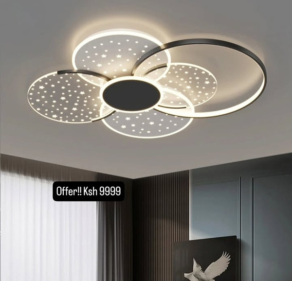 Modern Led Tricolor ceiling chandelier light 