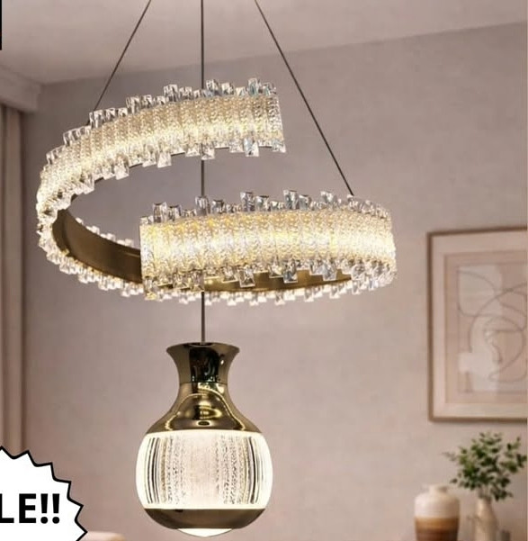 Modern Led Tricolor chandelier 