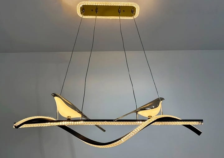 Modern Led bird chandelier 