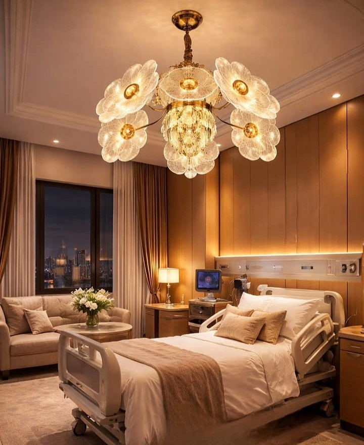 Crystal Flower Stylish Led chandelier 