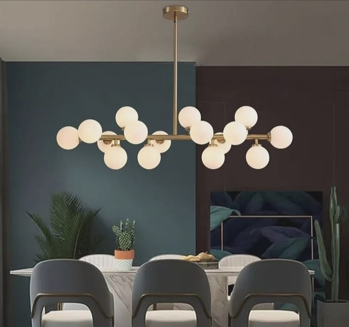 Nordic glass chandelier light 