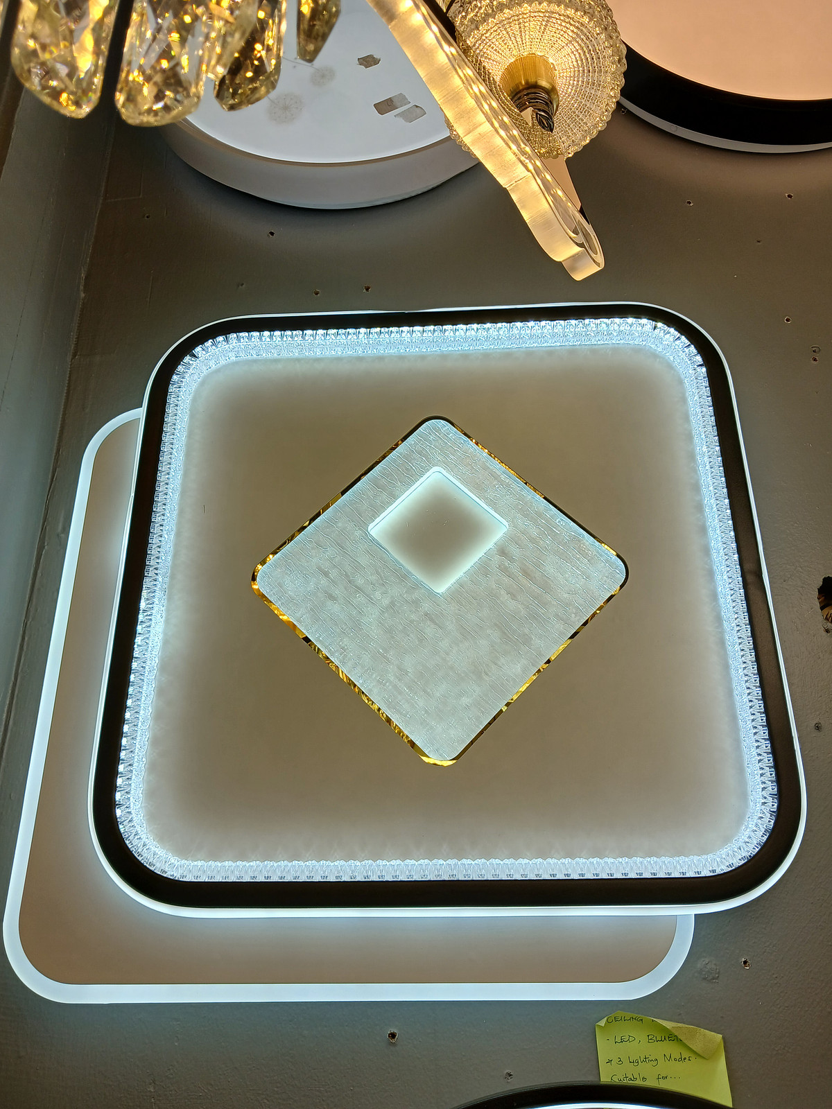 Modern Led Tricolor Ceiling light 