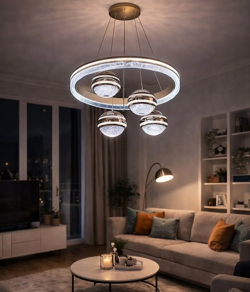 Elegant stylish chandelier light 