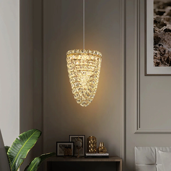 Modern crystal pendant light 