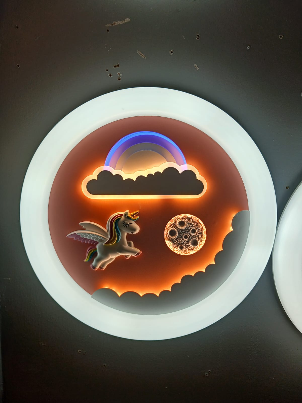 Unicorn customised cartoon ceiling light 