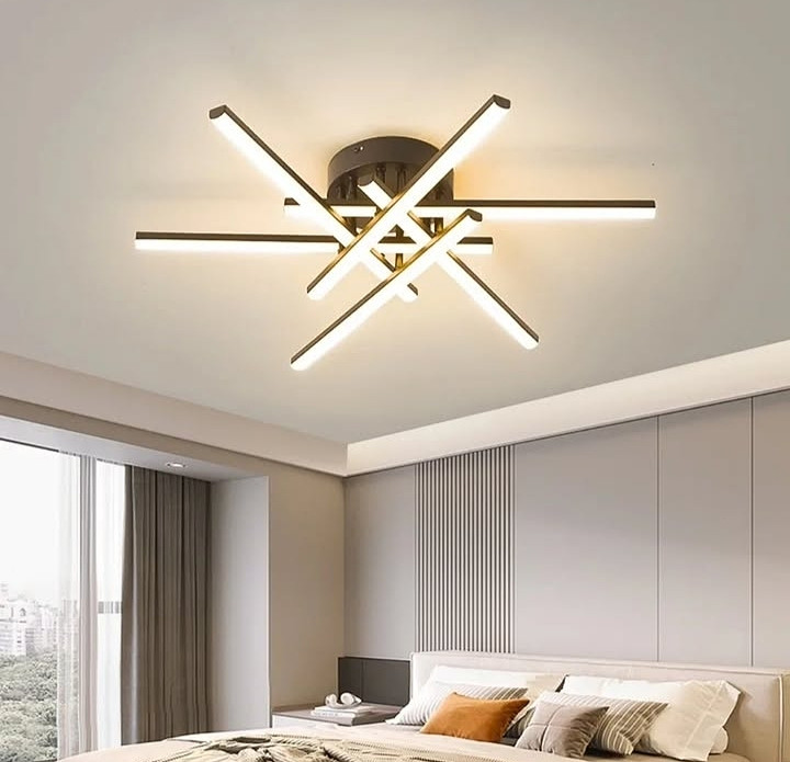 Modern geometric chandelier light 