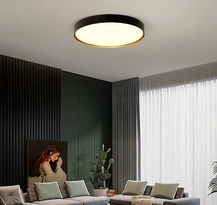 Modern minimalist tricolor ceiling light 