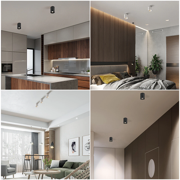 Cob surface downlighter 